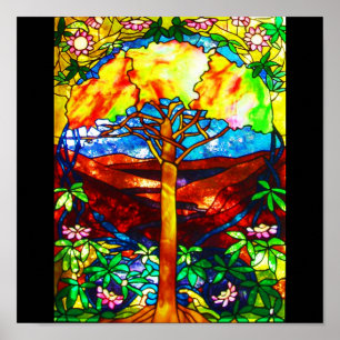 Affiche Verre-Tiffany Affiche-Souillé 5