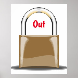 Affiche verrouillée