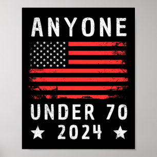 Affiche Vers le 70 mars 2024 Anti Biden Anti Trump