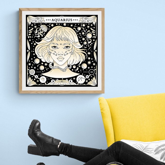 Affiche Verseau : L'innovateur astral (Créateur téléchargé)