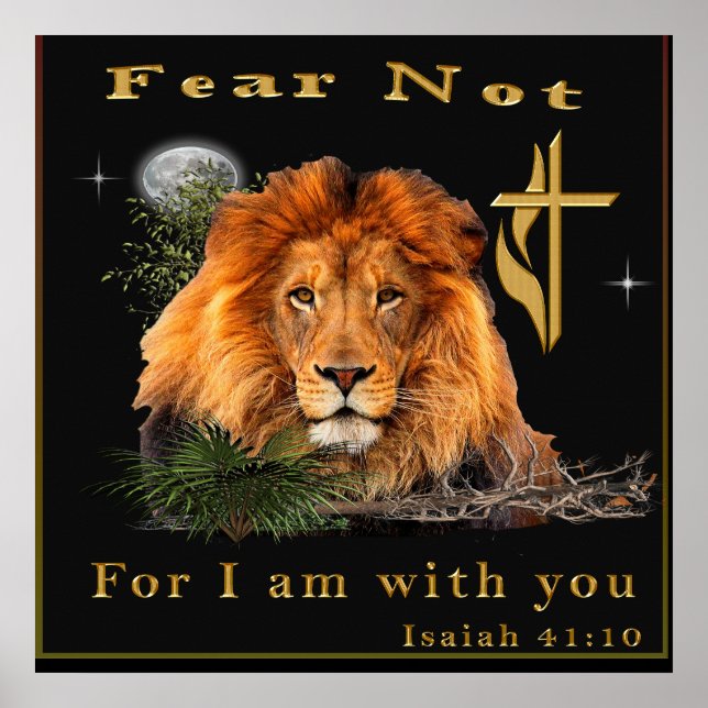 Affiche verset biblique (Devant)