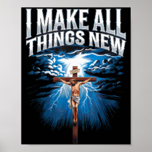 Affiche Verset biblique Foi chrétienne Église chrétienne J