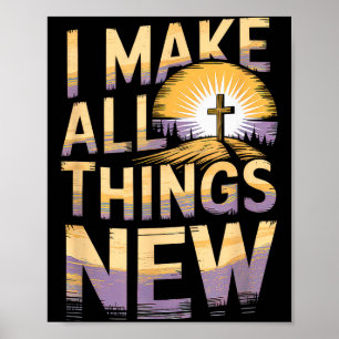 Affiche Verset biblique Foi chrétienne Église chrétienne J