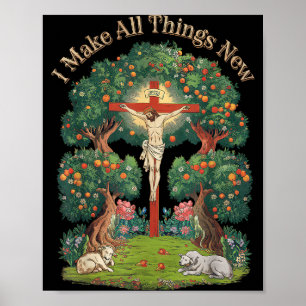 Affiche Verset biblique Foi chrétienne Église chrétienne J