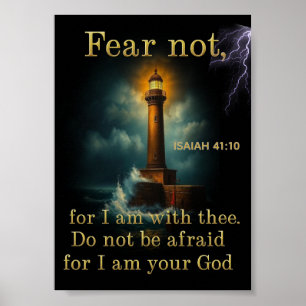 Affiche Verset biblique ISAIE 41:10