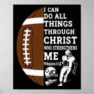 Affiche Verset biblique motivationnel Cadeaux chrétiens Fo