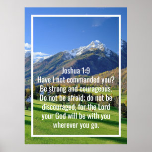 Affiche Versets bibliques personnalisés, citations et mots