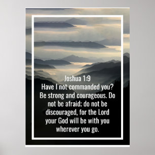 Affiche Versets bibliques personnalisés et citations de mo
