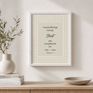 Affiche Versets bibliques personnalisés pour les moments d