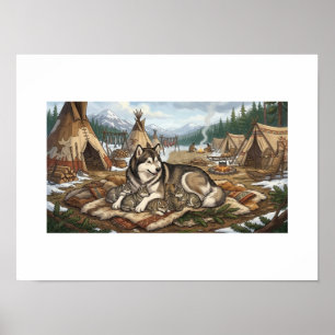 Affiche Version 2 de Malamute Mother
