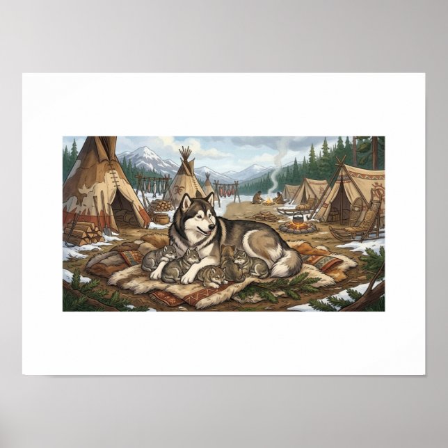 Affiche Version 2 de Malamute Mother (Devant)