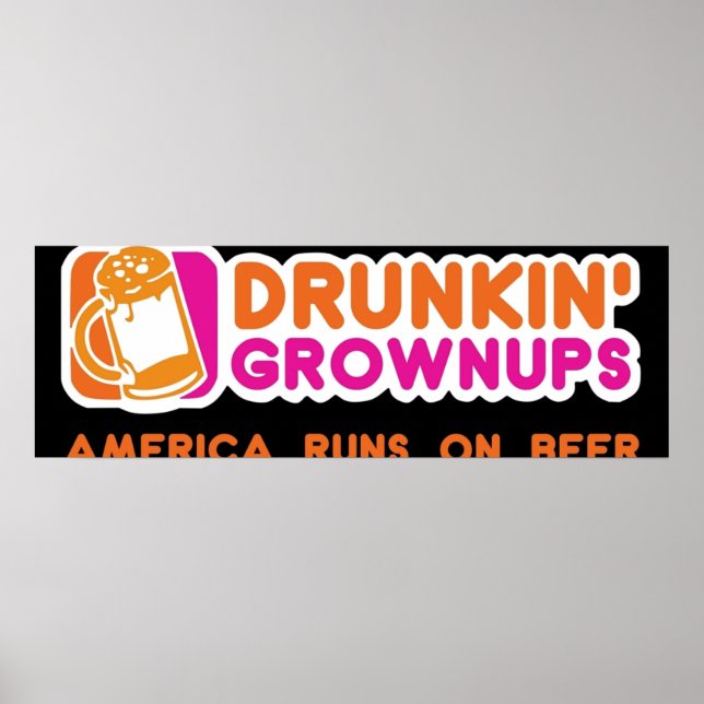 Affiche Version américaine de Drunkin Grownups (Devant)