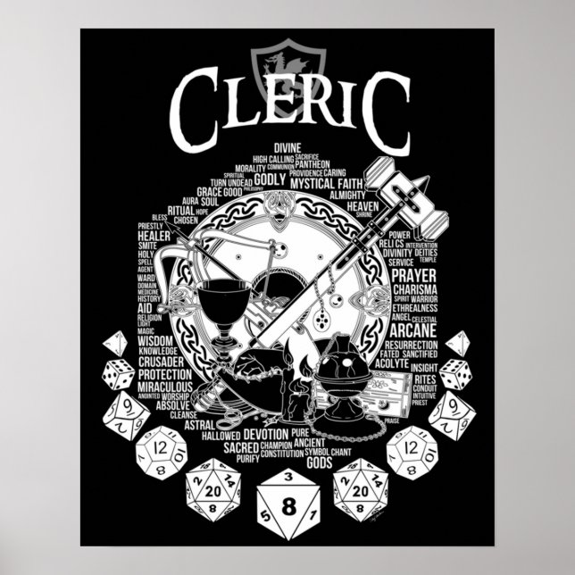 Affiche Version blanche de la classe RPG (Devant)