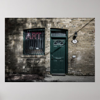 Affiche Version couleur Little Tiny Street No 11