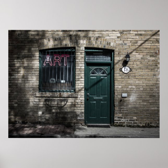 Affiche Version couleur Little Tiny Street No 11 (Devant)