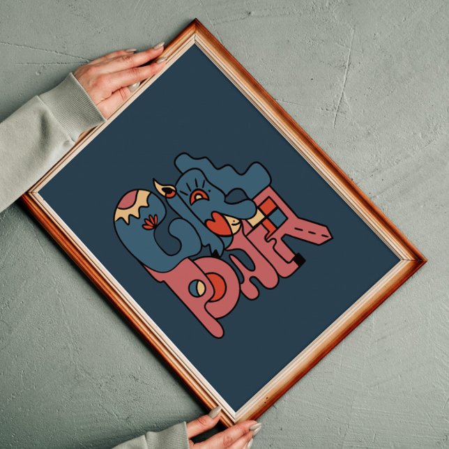 Affiche Version Fille Power Dark (Créateur téléchargé)