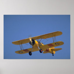 Affiche Version US Navy, Stearman N3N3