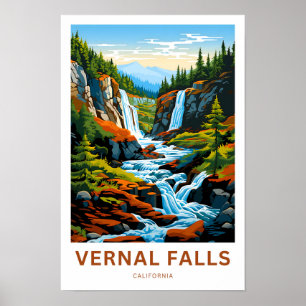 Affiche Verso Falls California Travel Print