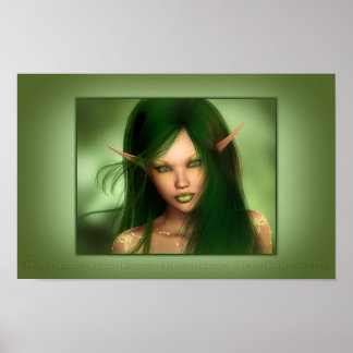 Affiche Vert