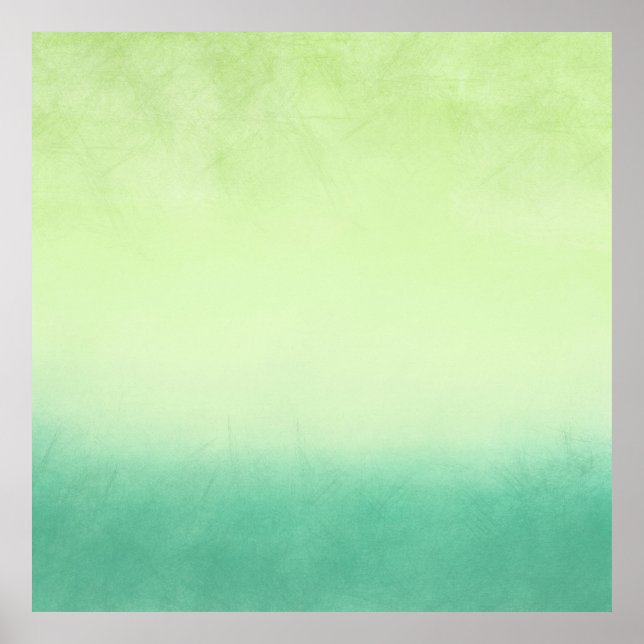 Affiche vert Arrière - plan jaune (Devant)