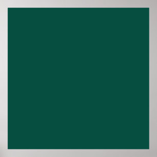 Affiche Vert bleu (roue couleur) Vert profond de la mer