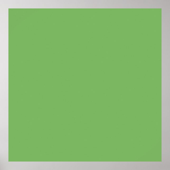 Affiche Vert bourgeon (couleur solide) (Devant)
