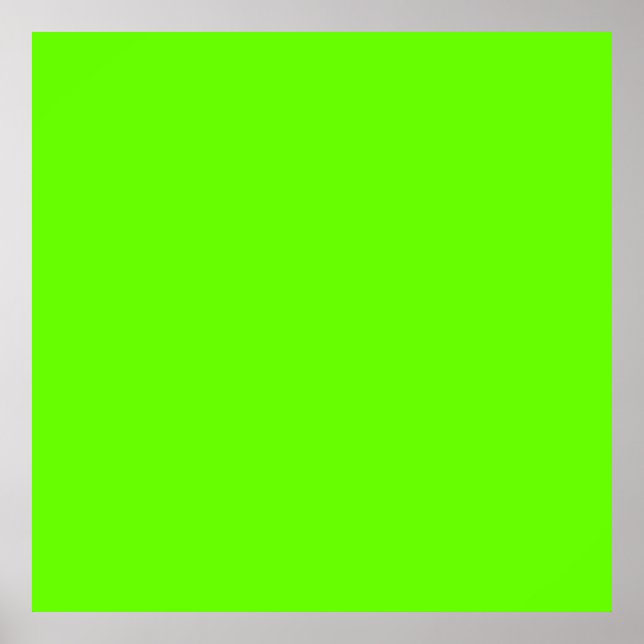 Affiche Vert clair (couleur solide) (Devant)