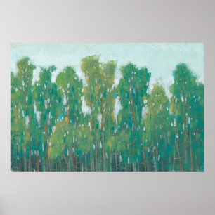 Affiche Vert forestier II