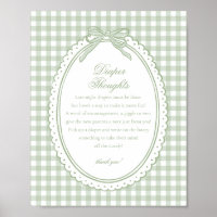 Vert Gingham Coquette Noeud Culotte Réflexions Béb