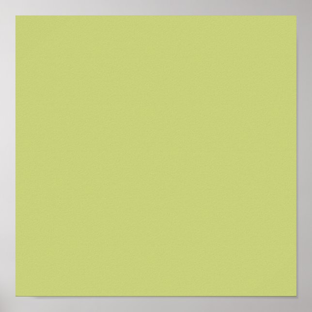 Affiche Vert pomme gris (couleur solide) (Devant)