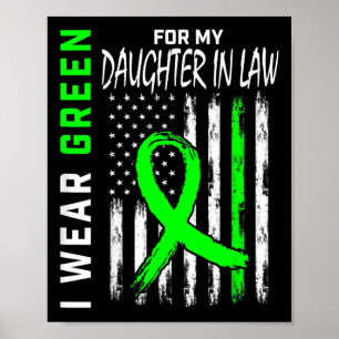 Affiche Vert Pour Ma Fille En Droit Reconnaissance De Mala