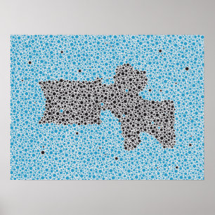 Affiche Vertèbres lombaires d'illustration d'anatomie de