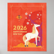 Affiche verticale du Nouvel An chinois 2026