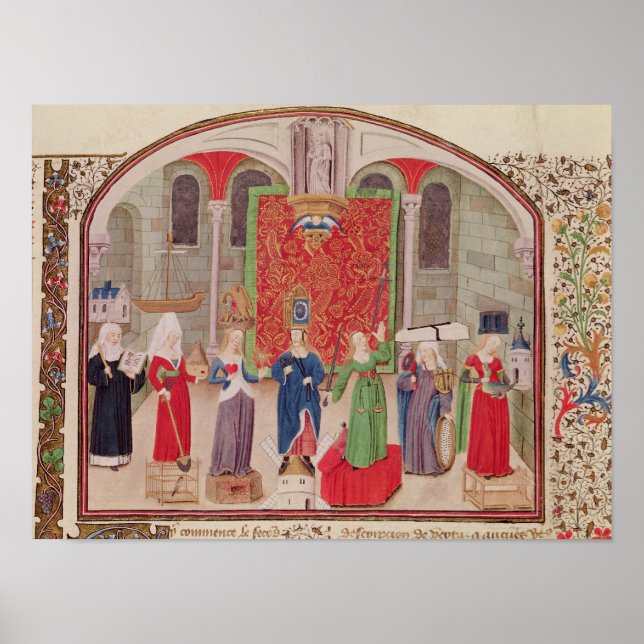 Affiche Vertus théologiques et cardinales (Devant)