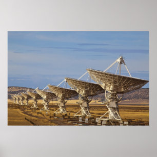 Affiche Very Large Array aka Astronomie Radio Nationale