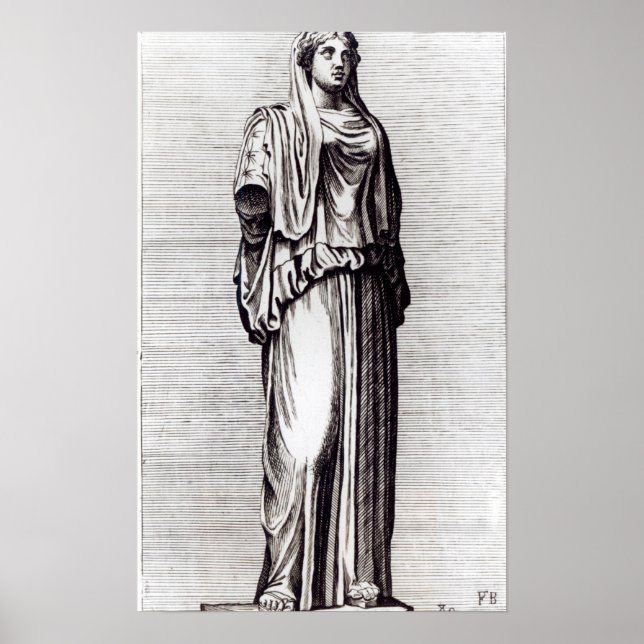 Affiche Vestal Virgin, c.1653 (Devant)