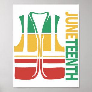 Affiche Veste de la Journée de la liberté Collègue Swagazo