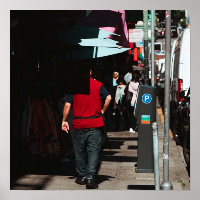 Affiche Veste rouge (Devant)