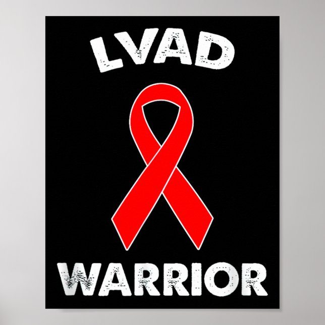 Affiche Vêtement de jour de ruban rouge Lvad Warriortee (Devant)