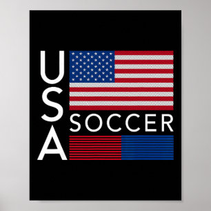 Affiche Vêtements Branchés Usa Drapeau Américain Équipe De