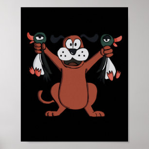 Affiche Vêtements conçus pour le jeu de jeu vidéo de chass