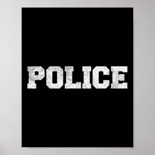 Affiche Vêtements costumés de policier
