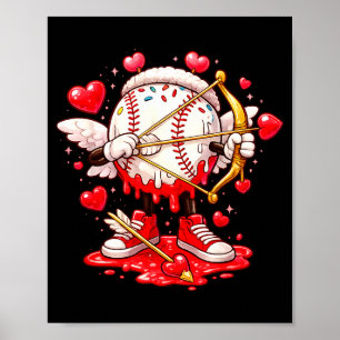 Affiche Vêtements Cupid Baseball Drip Glace Jeunesse Garço