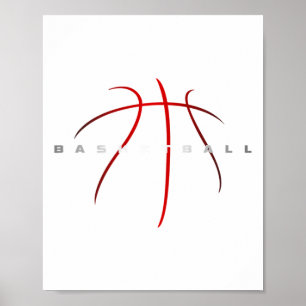 Affiche Vêtements de basket-ball - Basketbal Art