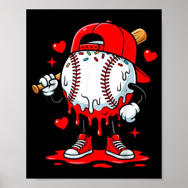 Affiche Vêtements de glace Baseball Drip pour garçon de la (Devant)