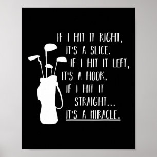 Affiche Vêtements De Golf Amusants Et Vêtements De Golf Am