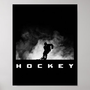 Affiche Vêtements de hockey - Hockey Joueur de hockey sur 