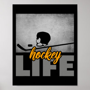 Affiche Vêtements de hockey - Hockey Joueur de hockey sur 