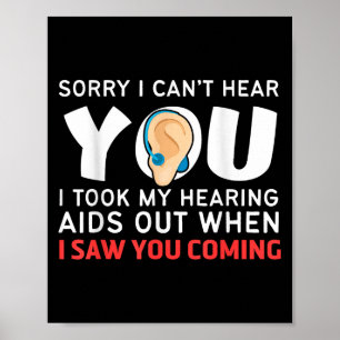 Affiche Vêtements de médecine drôle et drôle Désolé Je ne 