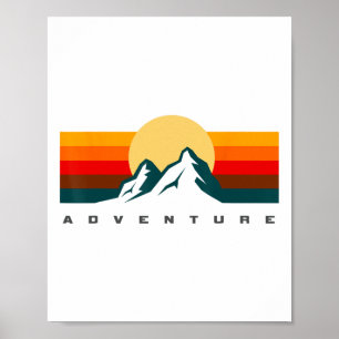 Affiche Vêtements de randonnée - Camping en plein air Rand